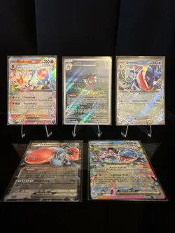 Pokemon Stellar Crown EX Lot of 5 - Ledian, Cinderace, Greninja, Lapras, Orthwor - Image 1