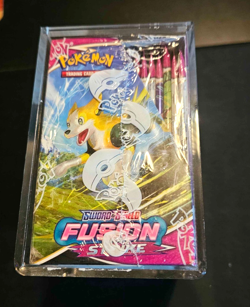 Pokemon Sword & Shield Fusion Strike Booster Box -NEW SEALED- with Acrylic Case - Image 4