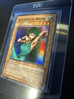 Yugioh McDonald's Promo #MP1-003 Goddess of Whim Super Rare - Image 2