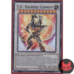 Yugioh T.G. Halberd Cannon LC5D-EN216 Super Rare 1st Edition NM - Image 1