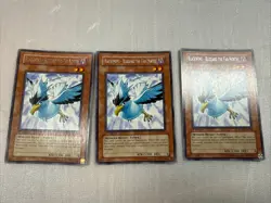 X3 Yu-Gi-Oh! Blackwing - Blizzard the Far North #RGBT-EN010 1st Edition NM - Image 1