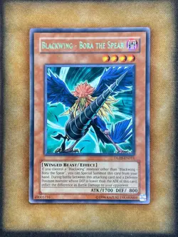 Yugioh Blackwing - Bora the Spear DL09-EN011 Duelist League Rare GREEN NM - Image 1