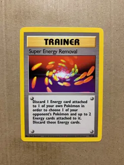 Super Energy Removal 79/102 Base Set - Rare Pokemon Card - NM/Mint - Image 1