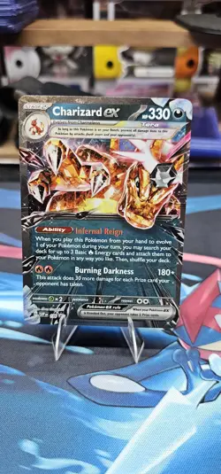 Charizard ex 196 Sv: Scarlet & Violet Promo Cards Holo Near Mint - Image 1