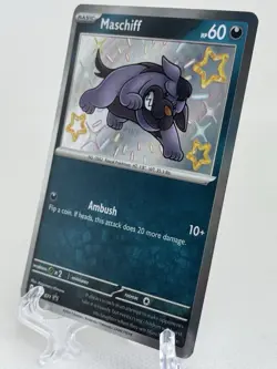 Maschiff Black Star Promo Shiny Holo Rare PALDEAN FATES Pokemon TCG Card 071 - Image 1