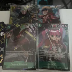 One Piece TCG Illustration Box Volume 3&4 PROMO CARDS (SET OF 4) - Image 1