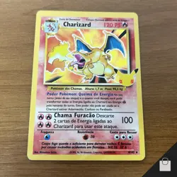 Charizard 4/102 Celebrations Holo 02/25 Card Pokemon TCG Brazilian Near Mint NM - Image 1