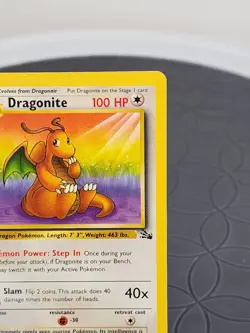 Dragonite Pokemon Card Non-Holo Rare Fossil Set #19/62 Excellent Condition - Image 4