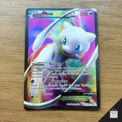Mew EX 120/124 Card Pokemon Brazilian Dragons Exalted Ultra Rare Near Mint NM - Image 1