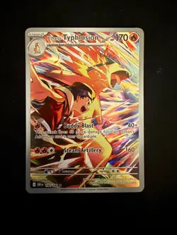 Pokemon TCG Ethans Typhlosion Card Full Art, Destined Rivals 190/182 - Image 1