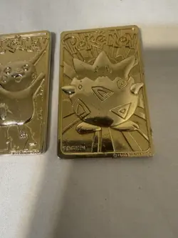 LOT OF 2 1999 POKEMON 23K GOLD PLATED CARDS - Image 2
