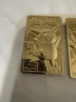 LOT OF 2 1999 POKEMON 23K GOLD PLATED CARDS - Image 3