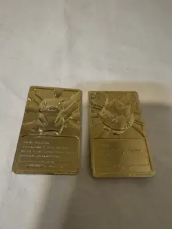 LOT OF 2 1999 POKEMON 23K GOLD PLATED CARDS - Image 4