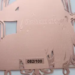 Marin Bikini Pose Metal Card Limited LSP 082/200 Goddess Story Anime Card - Image 3