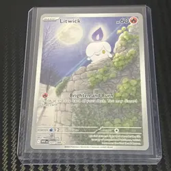 Litwick 101/086 Pokemon TCG SV White Flare Illustration Rare Card - Image 1