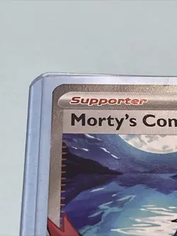 Pokemon TCG Temporal Forces Mortys Conviction Ultra Rare Holo Card 201/162 - Image 2