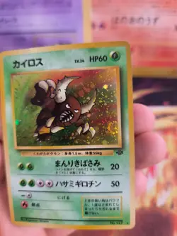 Pokemon Karte Card Pinsir Jungle Dschungel 1997 Rare Holo Wotc japanese Exc - Image 5