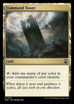 4x Command Tower NM-Mint, English Commander: Modern Horizons 3 MTG Magic - Image 1