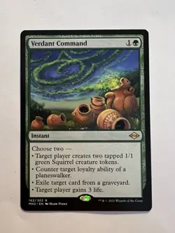 Verdant Command - MTG Modern Horizons 2 - NM Rare Instant - Image 1