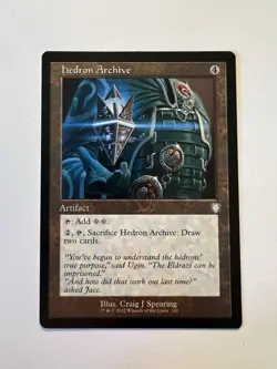 Hedron Archive - RETRO FRAME - MTG The Brothers' War: Commander - NM - Image 1