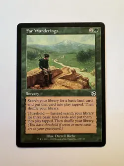 Far Wanderings - MTG Torment - NM - Image 1