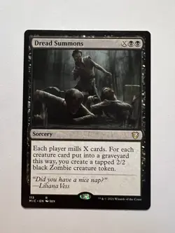 Dread Summons - MTG Innistrad: Midnight Hunt: Commander - NM - Image 1