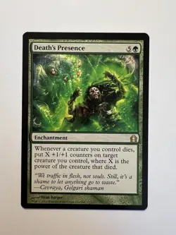 Death's Presence - MTG Return to Ravnica - NM - Image 1