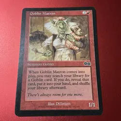MTG Urza's Saga Goblin Matron 191/350 LP - Image 2