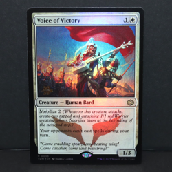 Voice of Victory - Foil Prerelease Promo - MTG Tarkir Dragonstorm - NM - Image 1