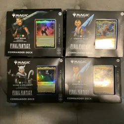 Magic: The Gathering Final Fantasy Commander Deck Bundle (Includes All 4 Decks) - Image 1