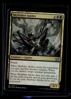 Skyfisher Spider - 221 - Foil - BRO - NM - MTG Magic the Gathering - Image 1