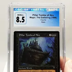 MTG - Visions - Pillar Tombs of Aku - Graded - CGC 8.5 - Image 3