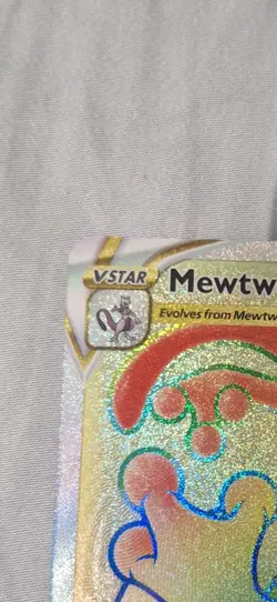Mewtwo VSTAR 079/078 Rainbow Hyper Rare 2022 Pokemon Go Near Mint - Image 2