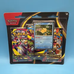 Pokemon TCG: Mega Evolution 3-Pack Blister Set of 2, Psyduck and Golduck - Image 2