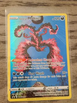 Pokemon TCG - Crown Zenith - Galarian Moltres SWSH284 Black Star Promo NM - Image 1