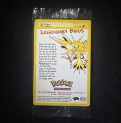 Zapdos - Wizards Black Star Promo # 23 - Sealed Legendary Birds Pokemon Promo - Image 3