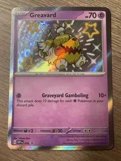 Pokemon TCG - Greavard 070 - Black Star Promo - Shiny Paldean Fates - 2024 SVP - Image 1