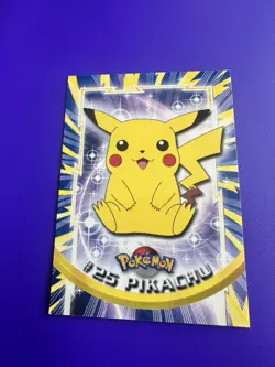 POKEMON 2000 TOPPS TV ANIMATION EDITION SERIES 3 PIKACHU #25 - Image 1