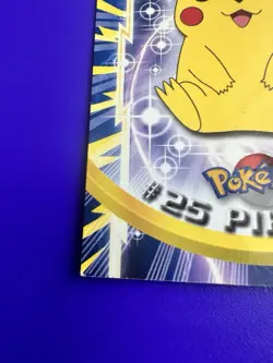 POKEMON 2000 TOPPS TV ANIMATION EDITION SERIES 3 PIKACHU #25 - Image 5