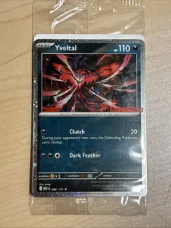 Sealed Yveltal 088/132 Reverse Holo Mega Evolution Pokemon GAMESTOP PROMO - Image 1