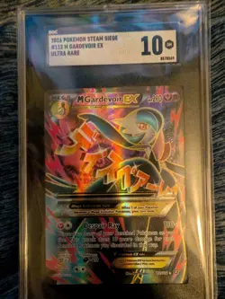 Pokemon Mega M Gardevoir EX 112/114 Full Art XY Steam Siege #112 GEM MINT SGC 10 - Image 3