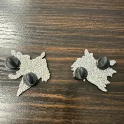 Shiny Zacian and Zamazenta - Pokemon TCG Enamel Pins Crown Zenith Official - Image 2