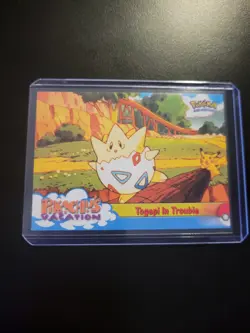 Pokemon - Togepi in Trouble Pokemon Topps Pikachu's Vacation #45 - Image 2