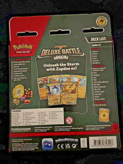 Pokemon TCG Ninetales EX & Zapdos EX Deluxe Battle Deck (1 each) NEW Sealed - Image 2