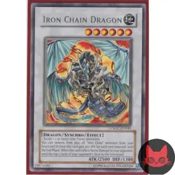 Yugioh Iron Chain Dragon CSOC-EN040 Rare NM - Image 1