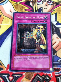 Barrel Behind the Door pgd-095 1st Edition (HP) Super Rare Yu-Gi-Oh! - Image 1