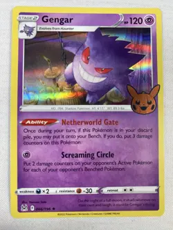 Gengar 66/196 Lost Origin Holo Rare Pokemon Card Pokemon TCG NM - Image 1