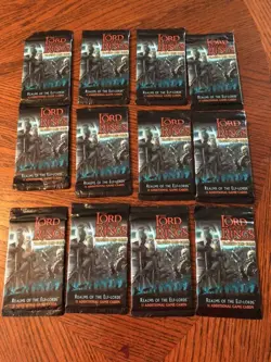 12 Packs Decipher Lord of the Rings Trading Card Game Realms of the Elf-Lords - Image 1