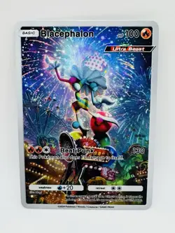 Pokemon POCKET Blacephalon Kawaii illustration DIY Doujin Art Card - Image 1