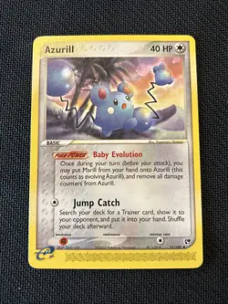 Azurill 31/100 (LP) Uncommon E-Card Series: Ex Sandstorm 2003 Pokemon Card - Image 1